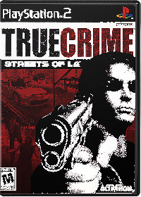 True Crime Streets of LA Playstation 2 US box art